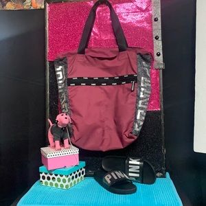Victoria's Secret Pink Bag With Pink Sandals